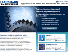 Tablet Screenshot of landmarkent.net